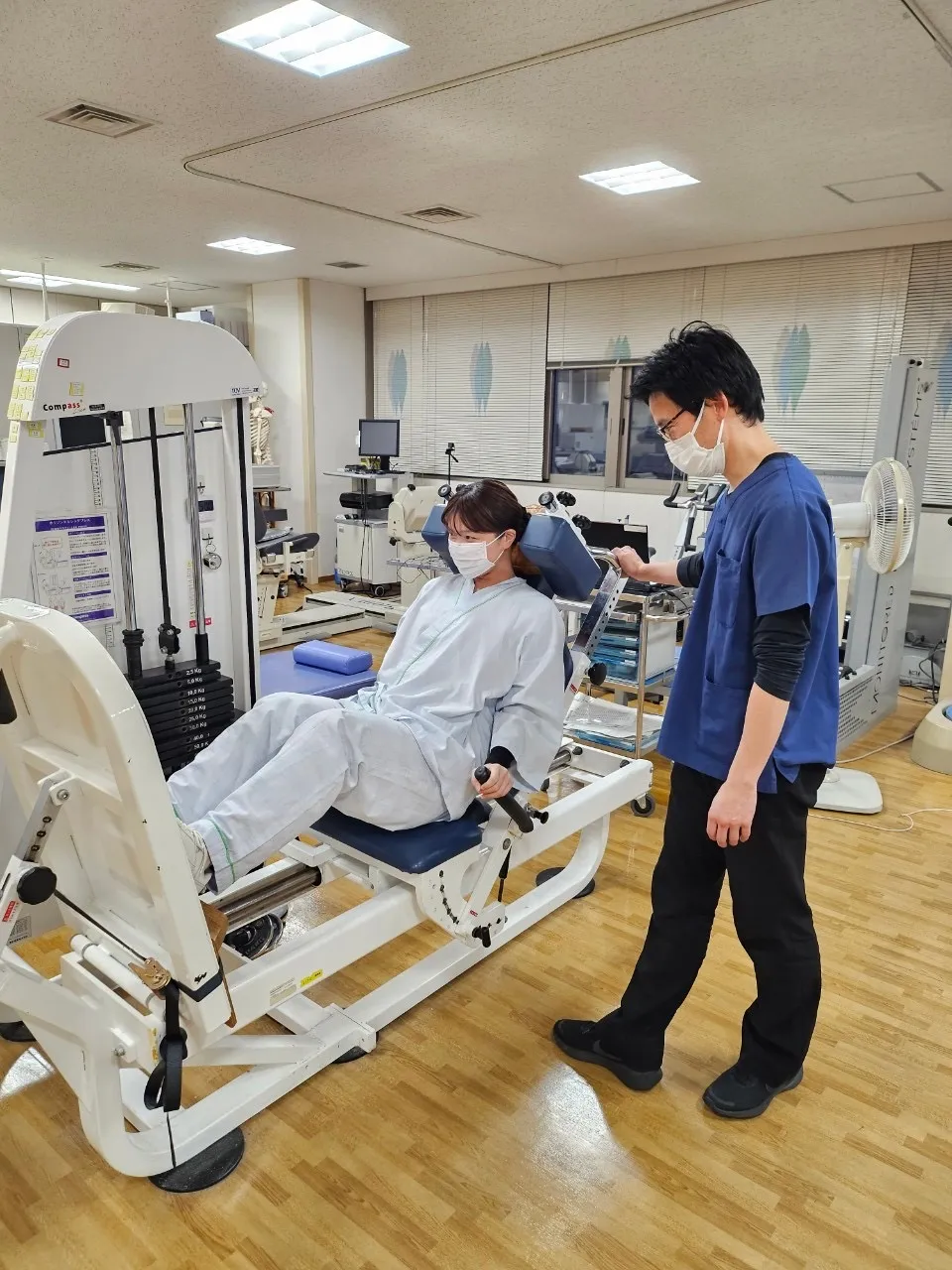 心臓リハビリテーションの様子